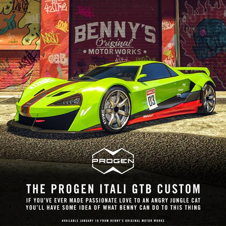 Esta es la nueva bestia italiana que llega a GTA Online 109