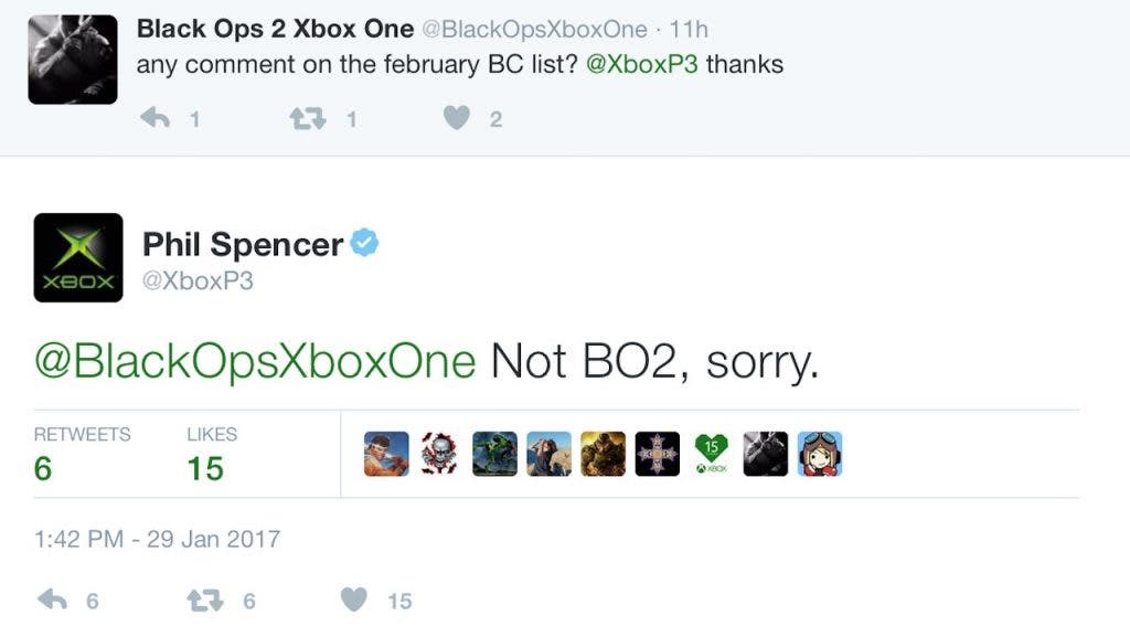 Habrá que esperar para ver Black Ops 2 retrocompatible 111