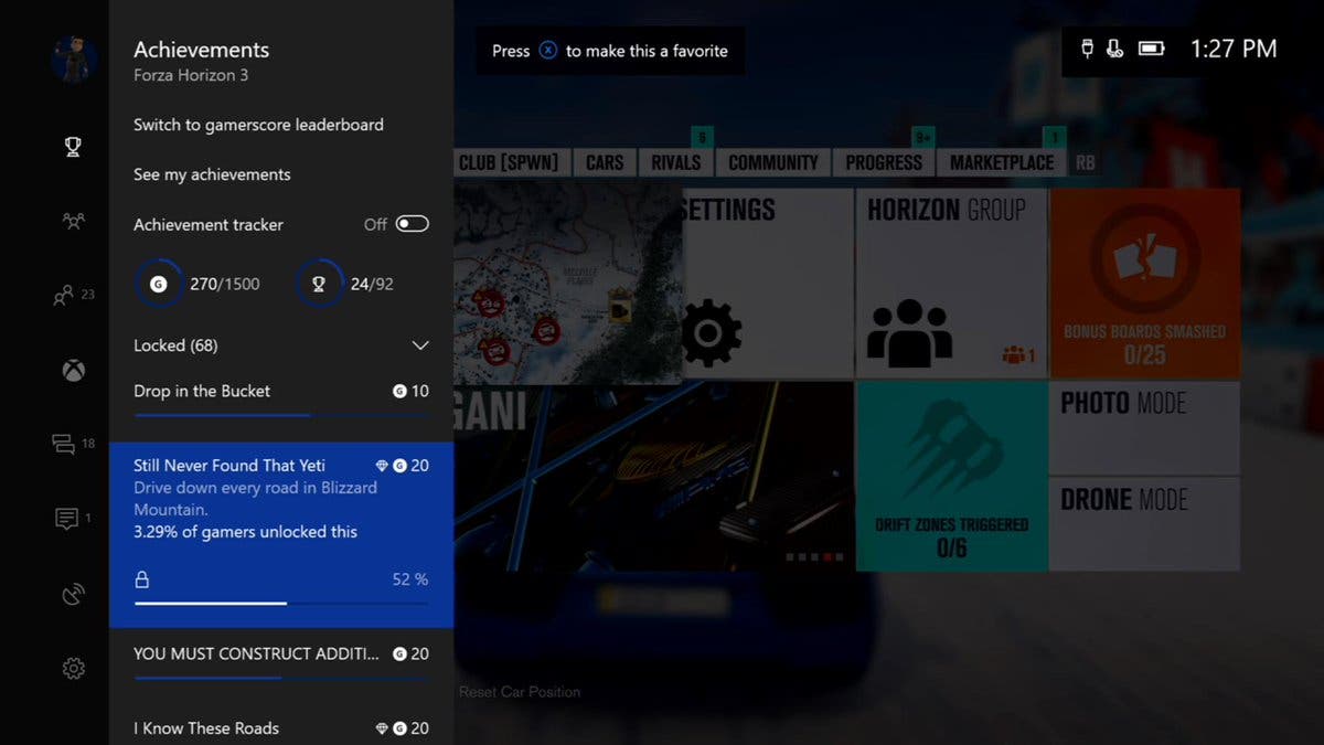 La última actualización de Xbox One mejora los logros 105