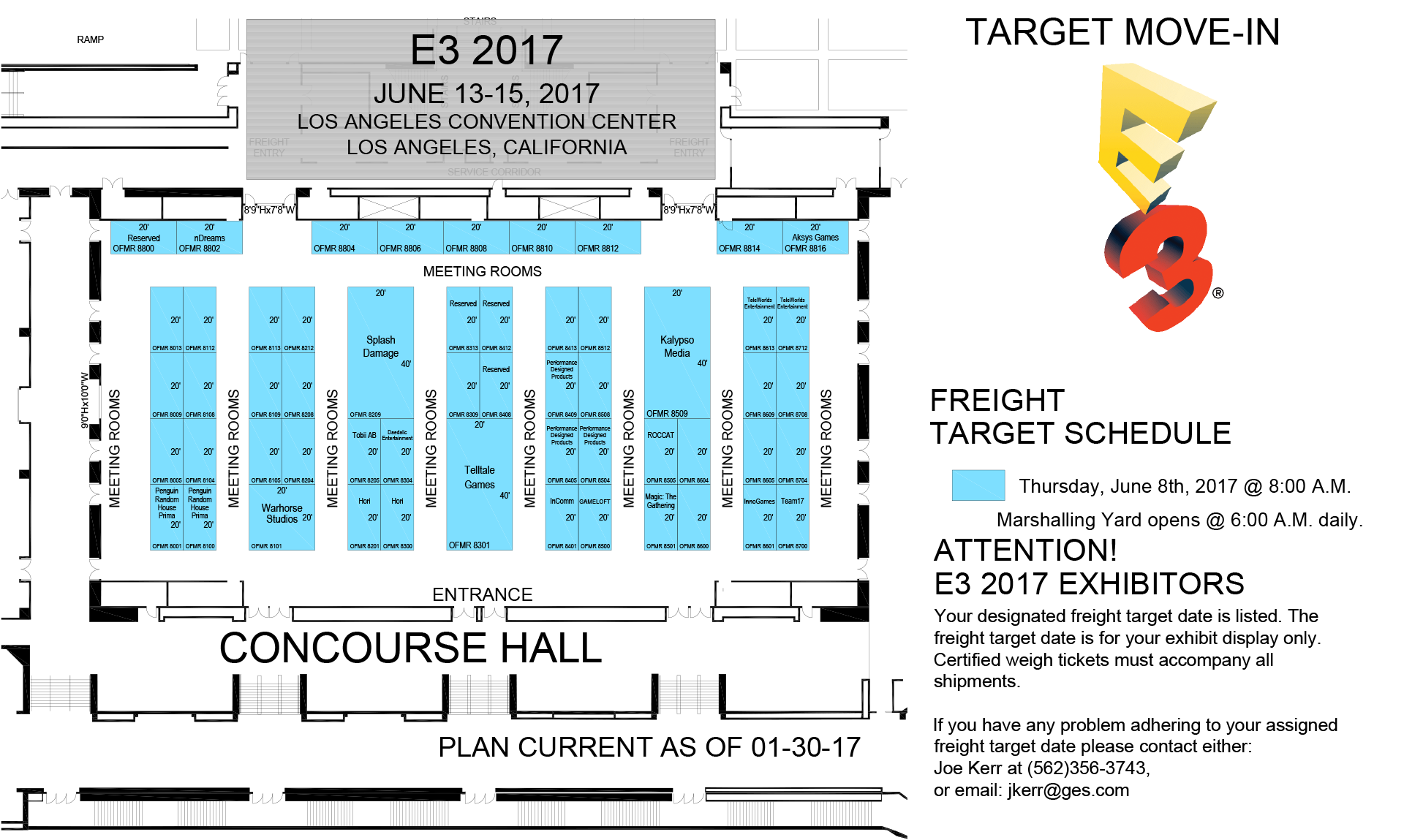 Este es el espacio de cada compañía en el E3 2017 110