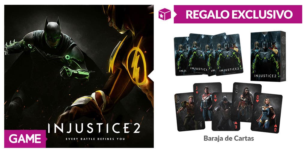GAME regala corazones y picas por la reserva de Injustice 2 107