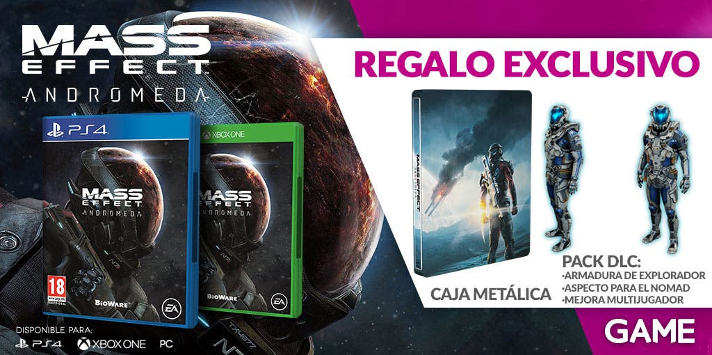 Reserva Mass Effect Andromeda en GAME y llévate estos regalos 111