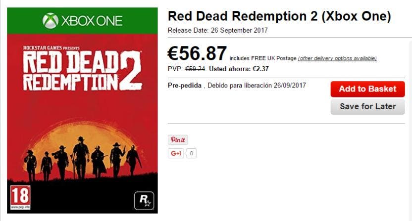 Red Dead Redemption 2: filtrada posible fecha de lanzamiento 107