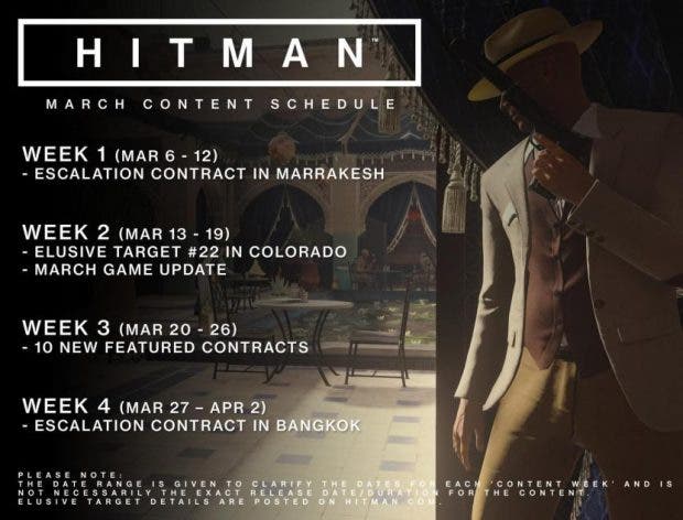 Hitman se actualiza este mes con importantes arreglos 107