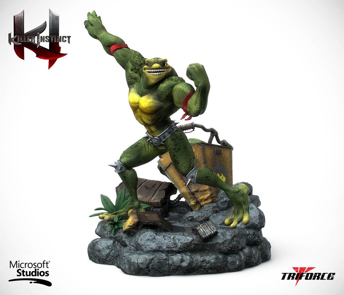 Flipante figura de Battletoads creada por Triforce 107