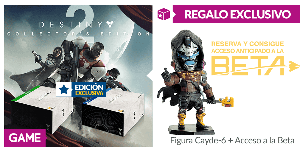 La edición coleccionista de Destiny 2 de GAME está cargada de contenido 104