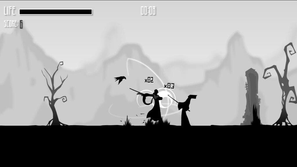 Samurais en blanco y negro, protagonistas de una nueva propuesta para Xbox, Armed With Wings: Rearmed 111
