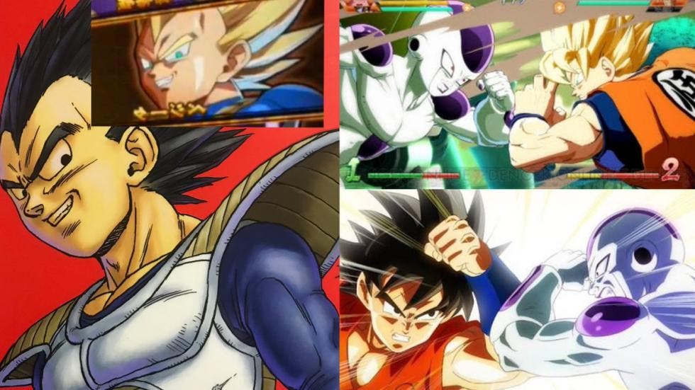 Comparativa de Dragon Ball FighterZ con el manga 112