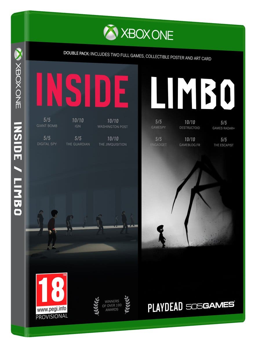 Limbo e Inside llegarán juntos en una edición física 104
