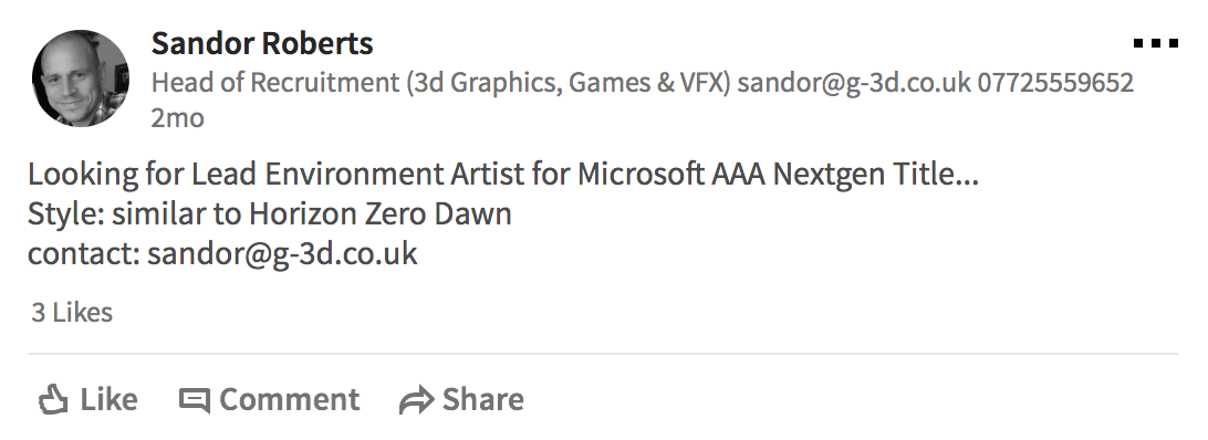 Microsoft busca gente para desarrollar un juego similar a Horizon Zero Dawn 109