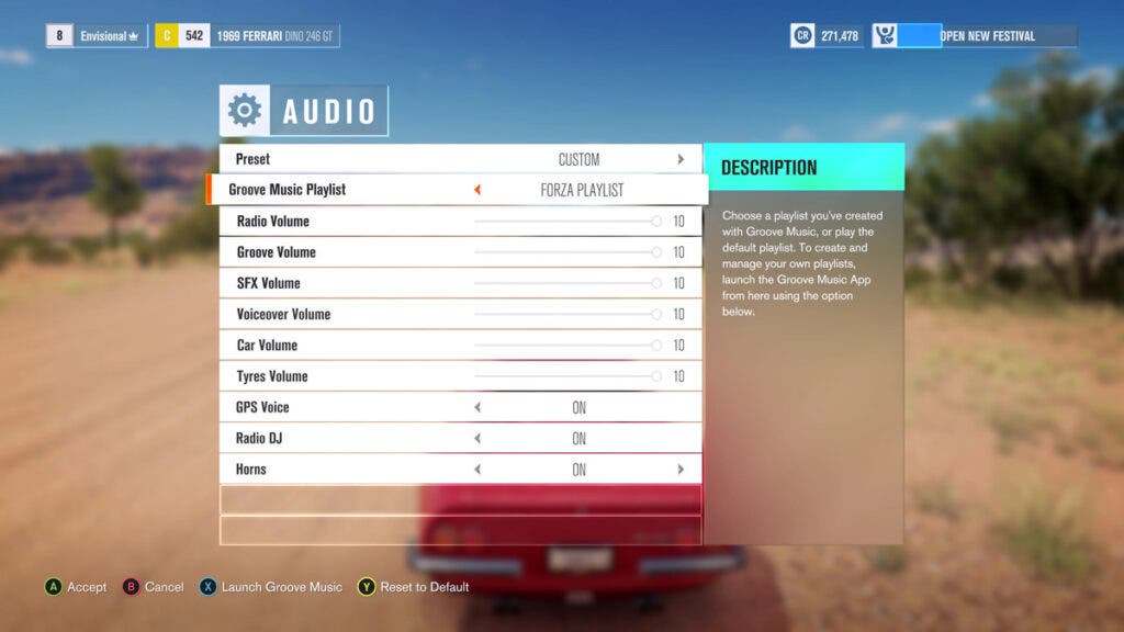 Forza Motorsport 7 ofrecerá soporte para la música de OneDrive 100