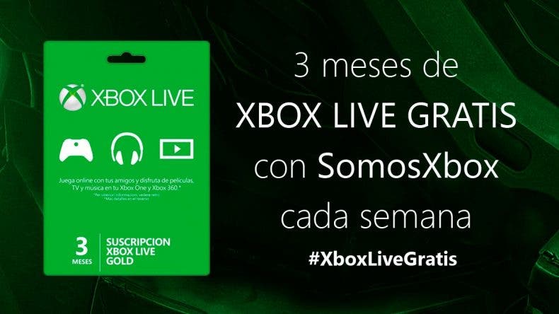 Xbox Live gratis con SomosXbox, cada semana regalamos 3 meses de Xbox Live (29/12)