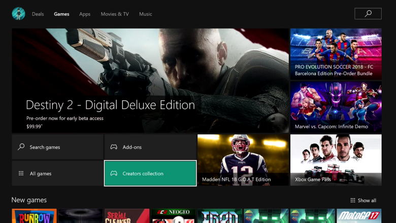 La Creators Collection ya disponible para los insiders de Xbox One 109