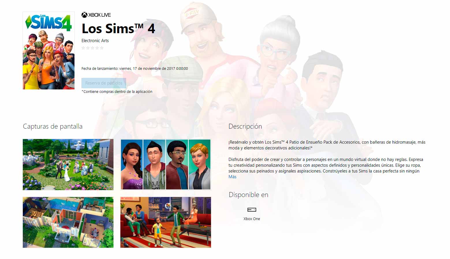 Fecha de lanzamiento de Los Sims 4 en Xbox One 107