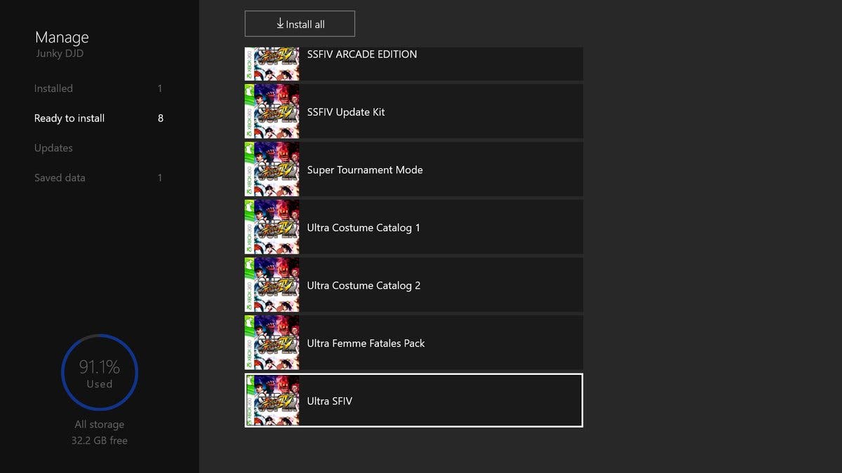 Super Street Fighter IV Arcade Edition ya es retrocompatible en Xbox One [ACTUALIZADO] 112