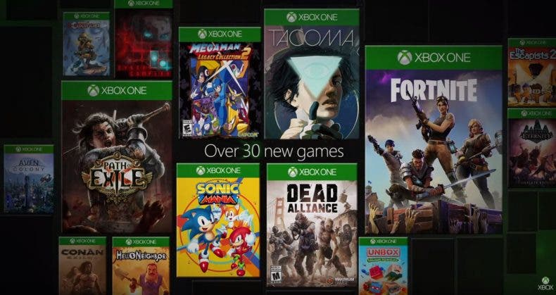 microsoft descubre las proximas seis semanas de grandes lanzamientos para xbox one - juego fortnite para xbox 360
