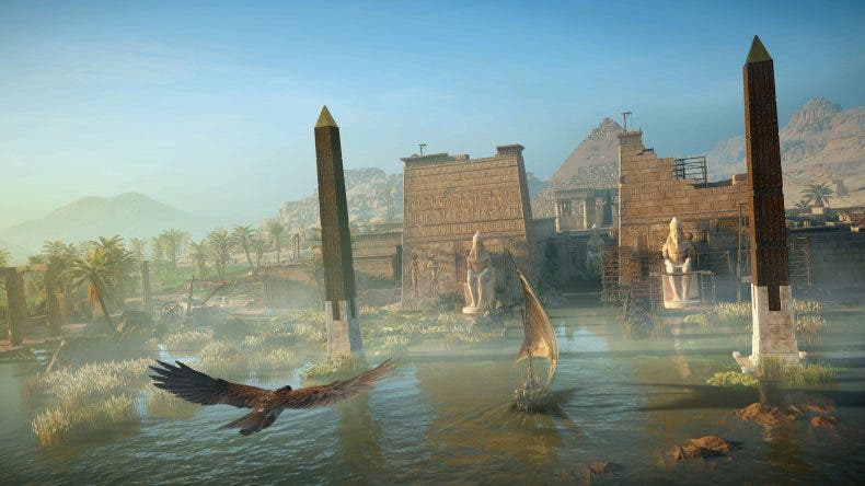 El mapa de Assassin’s Creed Origins se podrá explorar con el águila