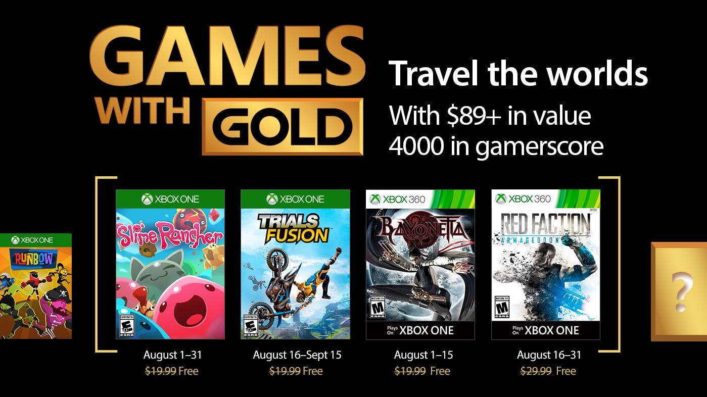 Confirmados los Games With Gold de agosto 2017 105