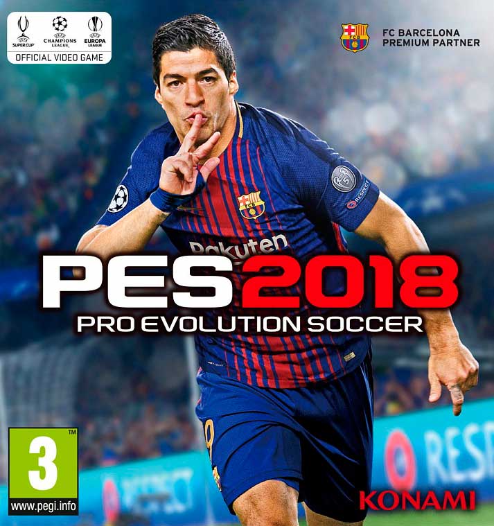 PES 2018, Luis Suárez será la estrella de la portada en Europa 107