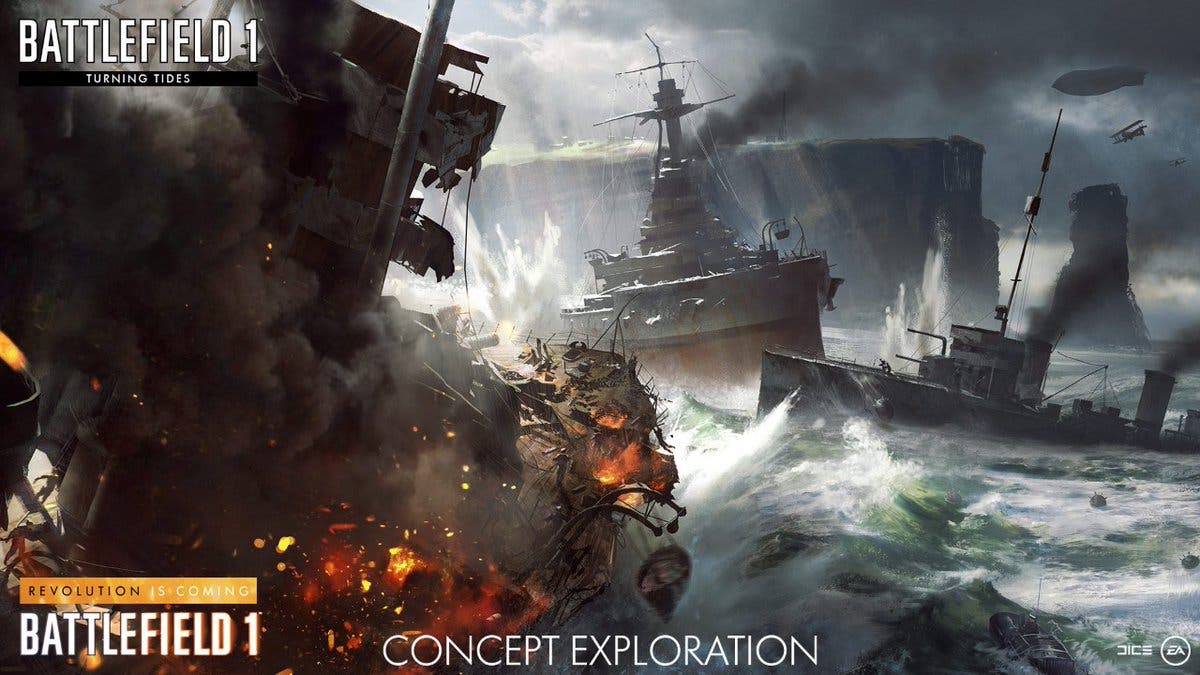 Dos espectaculares imágenes de Turning Tides, la tercera expansión de Battlefield 1 108