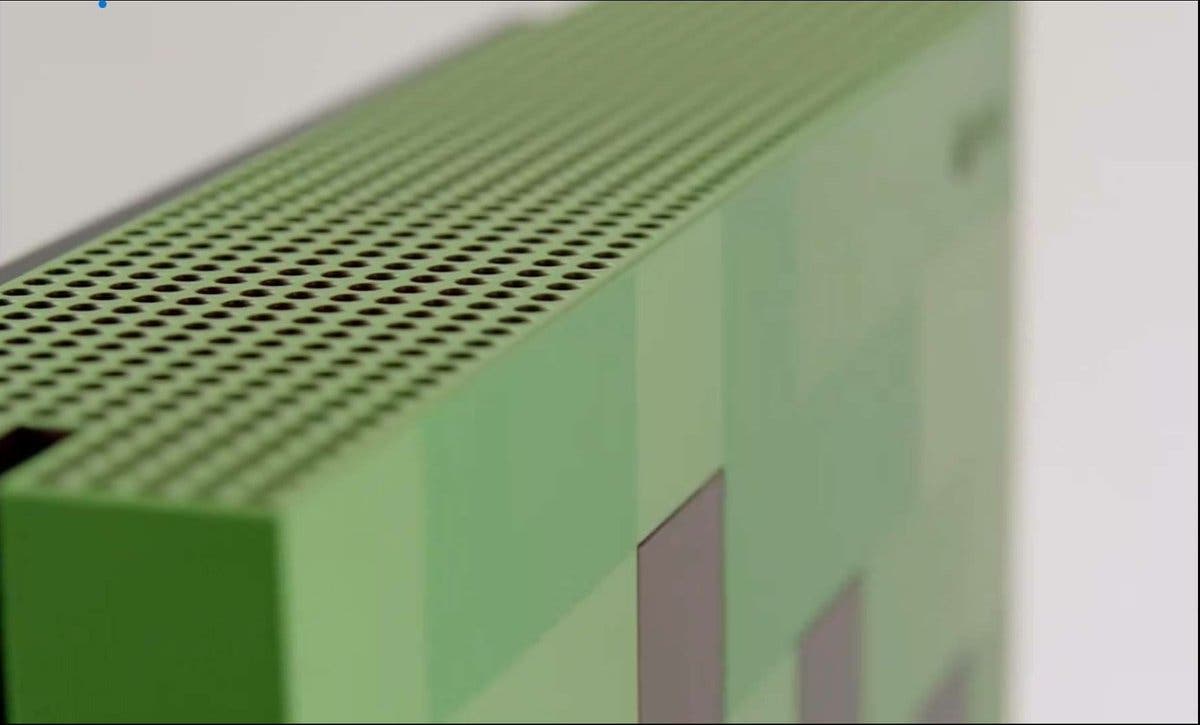Así es la Xbox One S Minecraft Limited Edition 108