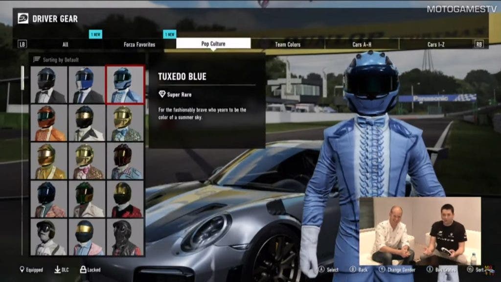 Nuevas informaciones de Forza Motorsport 7 descubiertas, se podrá personalizar el piloto 109