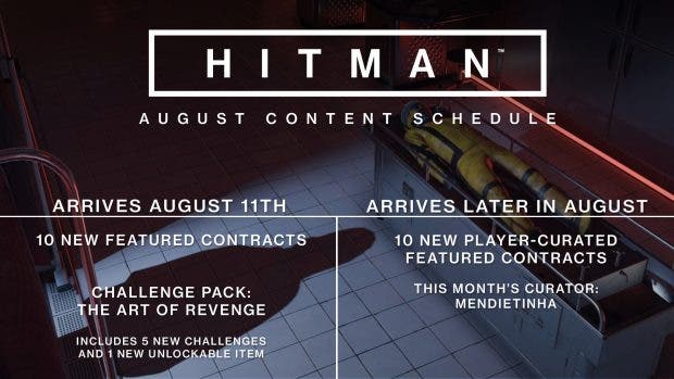 Desvelado el contenido de Hitman para el mes de agosto 107