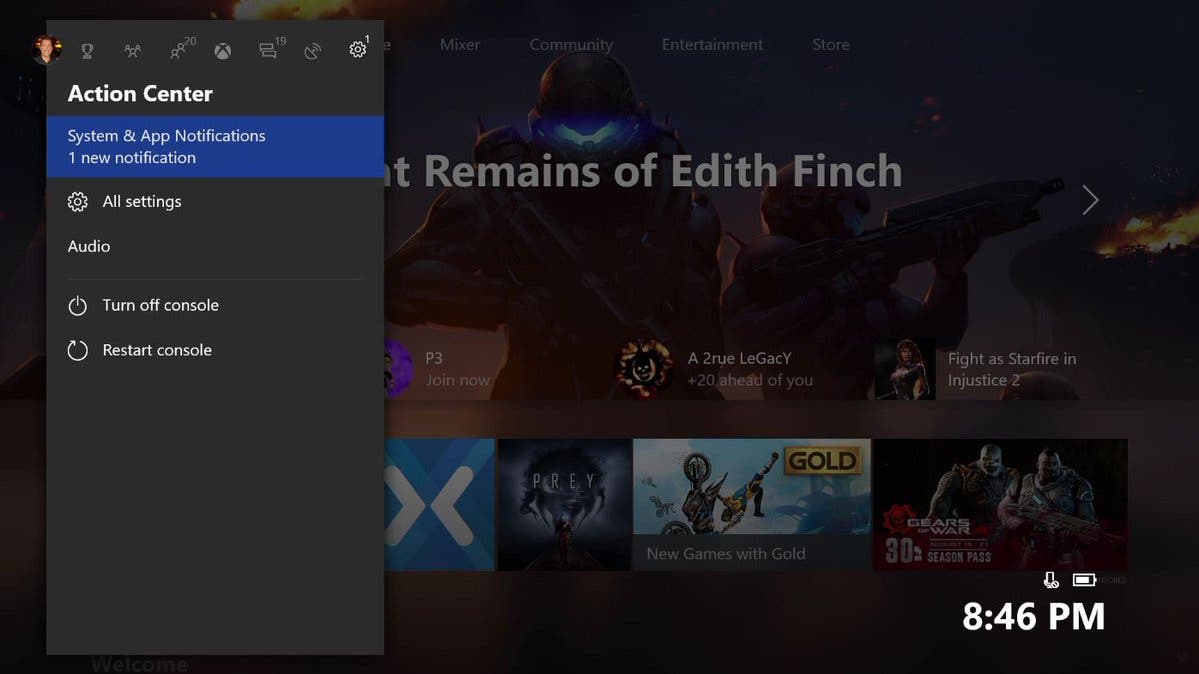 La interfaz de Xbox One se prepara para el futuro y Xbox One X 106