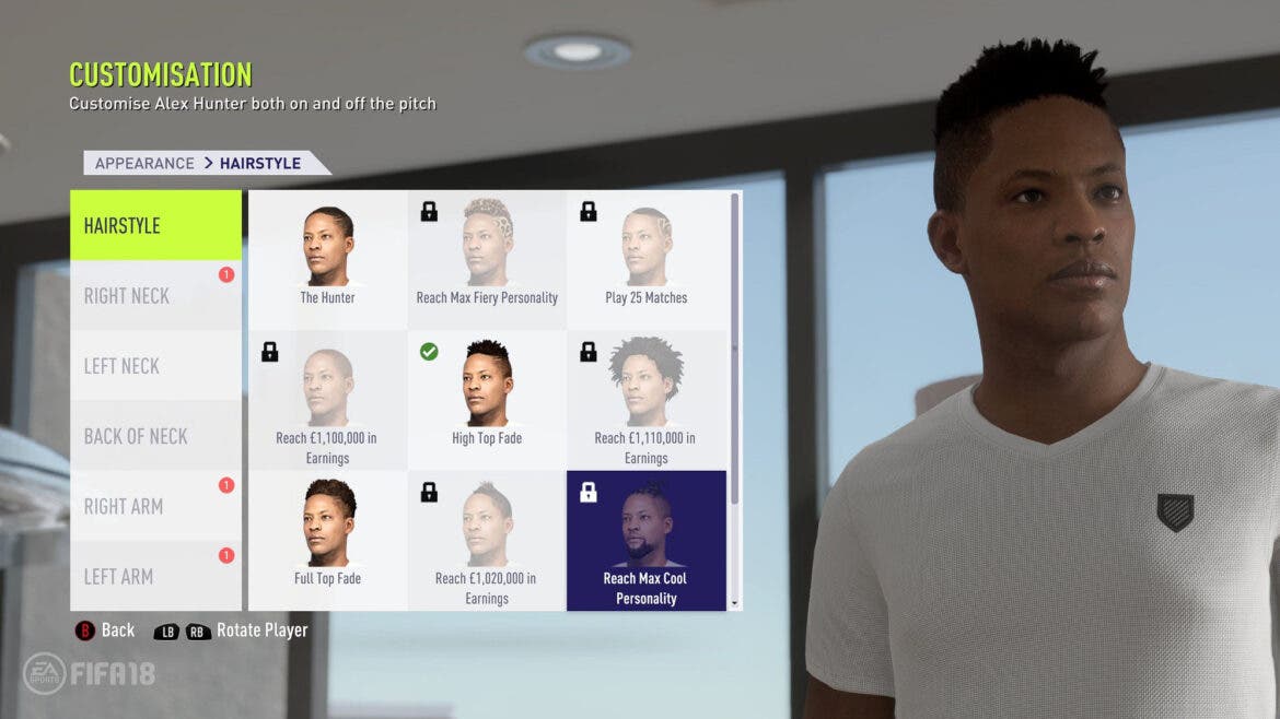 Alex Hunter, regresa como protagonista del nuevo trailer de FIFA 18 109