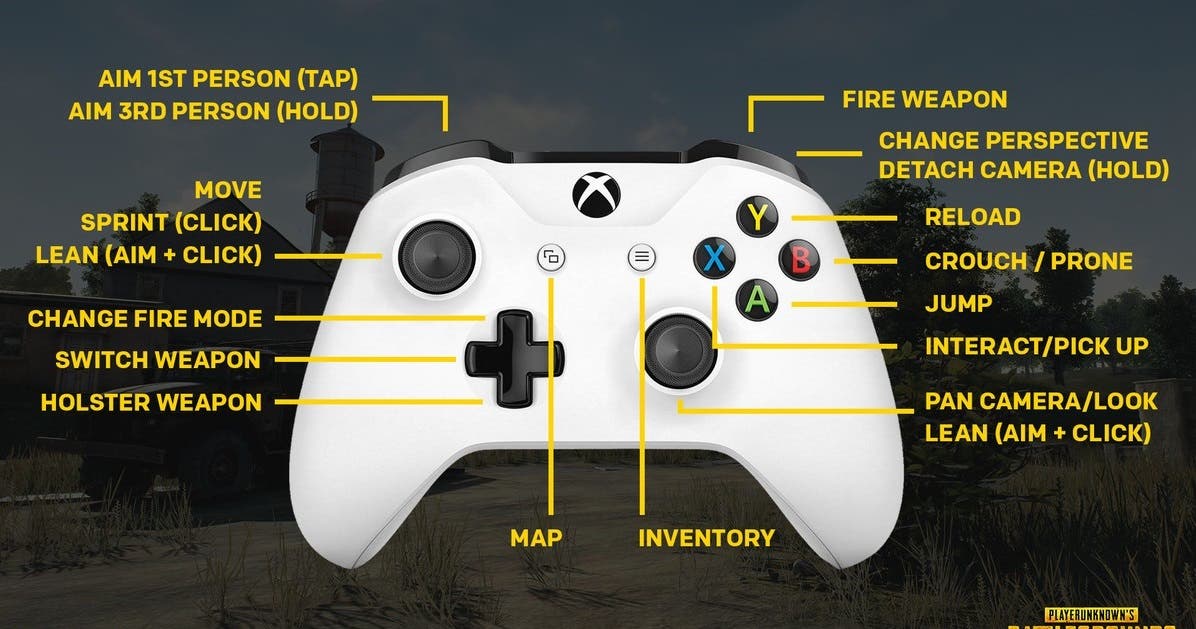 Así son los controles de PlayerUnknown's Battlegrounds en Xbox One 109