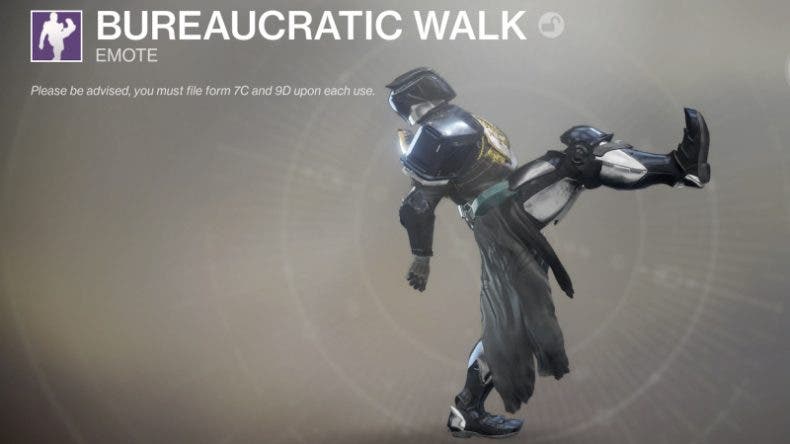 Bungie retira de Destiny 2 un gesto tras descubrir un inesperado bug