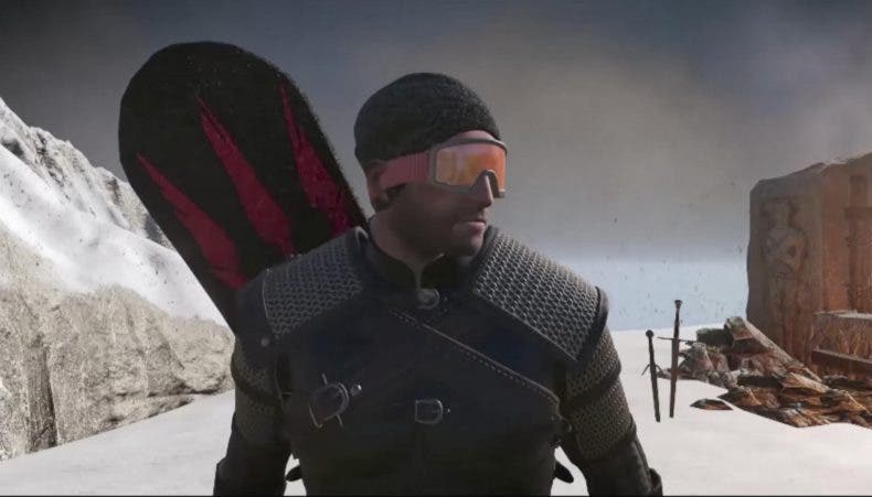 Geralt de Rivia, antes de matar monstruos, hacía snowboard
