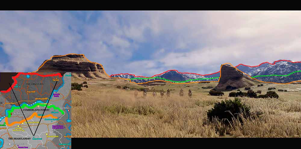 Así podría ser el mapa de Red Dead Redemption 2 108