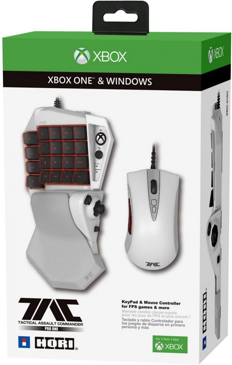 TAC Pro One es el teclado y ratón de Hori para Xbox One