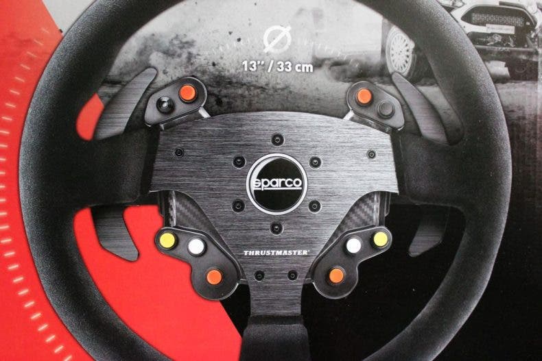 Así es el volante de rallyes Sparco R383 para el ecosistema de Thrustmaster