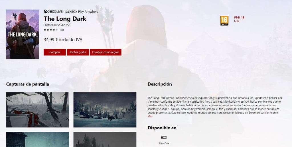 The Long Dark se añade a los juegos con soporte a Xbox Play Anywhere 109