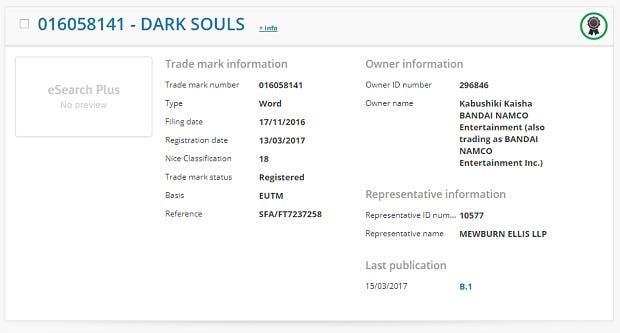 Bandai Namco registers a possibly new Dark Souls game in Europe 108