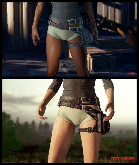 Eliminarán que se marquen excesivamente los genitales femeninos en PUBG 109