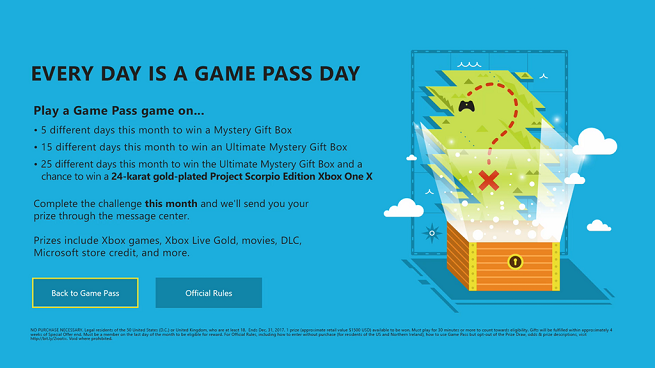 Si tienes Game Pass puedes ganar una Xbox One X bañada en oro de 24 quilates 109