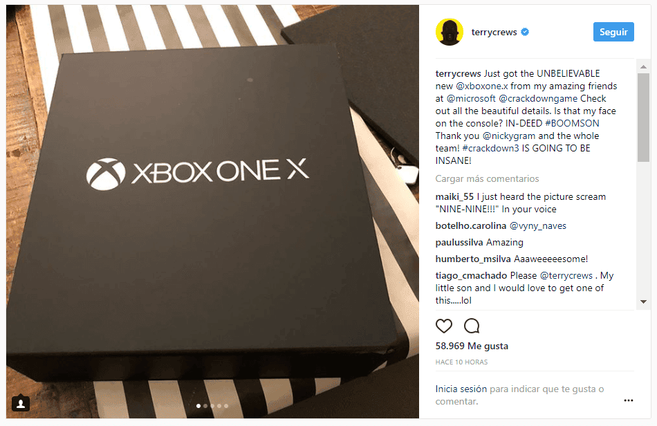 El protagonista de Crackdown 3 recibe un regalo de Microsoft 107