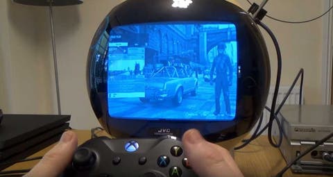 Asi Se Juega En Una Tv De 1970 A Xbox One X