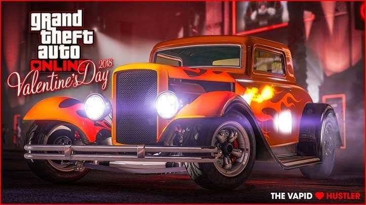 GTA Online celebra San Valentin con descuentos y un nuevo coche