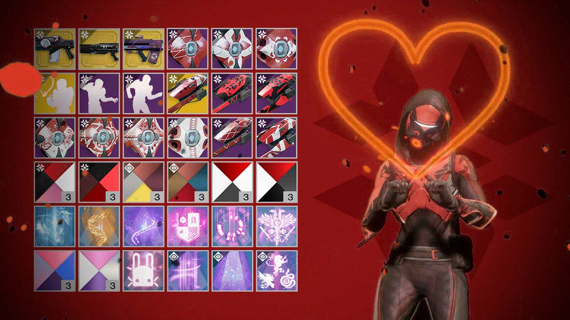 Celebra San Valentín con Los Días Escarlata en Destiny 2