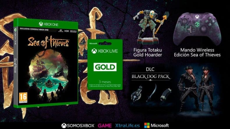 ¡Sorteazo especial Sea of Thieves! Regalamos el juego, el mando, una figura y 3 meses de Xbox Live