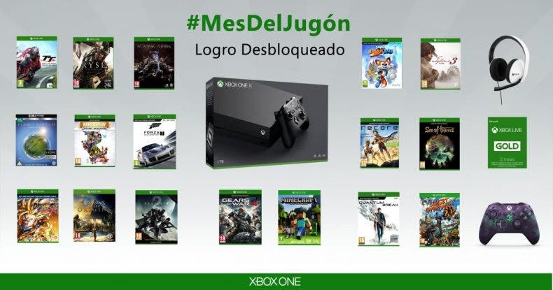 Saca más logros que nadie y llévate todo lo que ves en la imagen #MesDelJugon