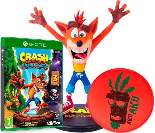 Hazte con un impresionante pack de Crash Bandicoot N'Sane Trilogy + figura 107