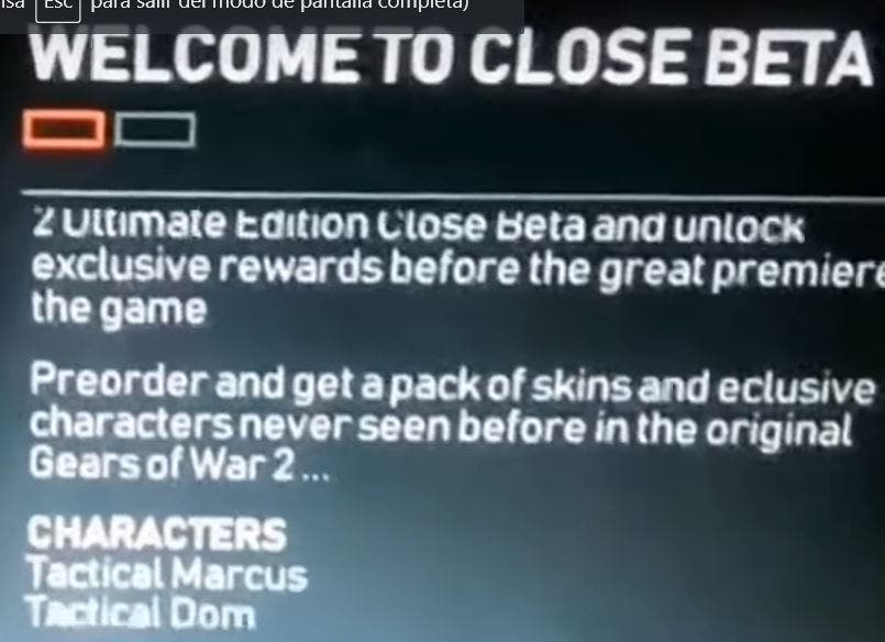 La filtración de Gears of War 2 Ultimate Edition no es real 108