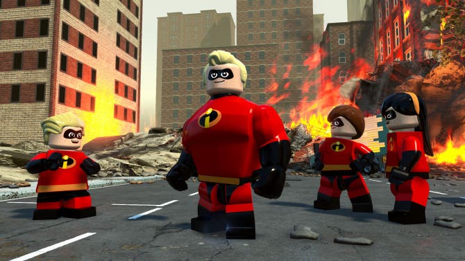 La familia Parr es la protagonista del primer trailer con gameplay de LEGO Los Increibles