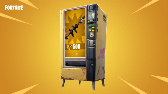 Una máquina expendedora y mucho más en la última actualización de Fortnite