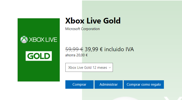 Consigue Xbox Game Pass o Xbox Live Gold con importantes descuentos 108